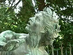 Памятник Эжену Делакруа. Деталь