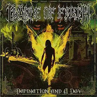 Обложка альбома Cradle of Filth «Damnation and A Day» (2003)
