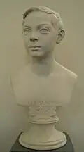 Бюст наследника Александра ребёнком. 1829. Мрамор