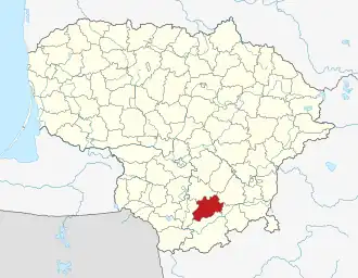 Даугайский район на карте