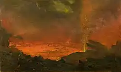 Дэвид Говард Хичкок. «Хальемамау. Озеро Огня» (1888)