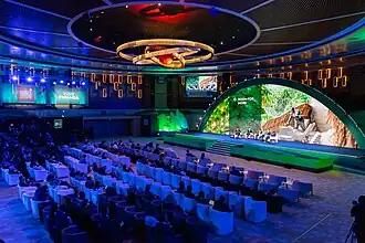 Зал во время туристического конгресса