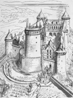 Предполагаемый вид цитадель по Виолле-ле-Дюку