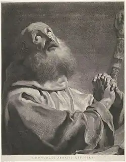 Святой Ромуальд. 1712 – 1786. Офорт