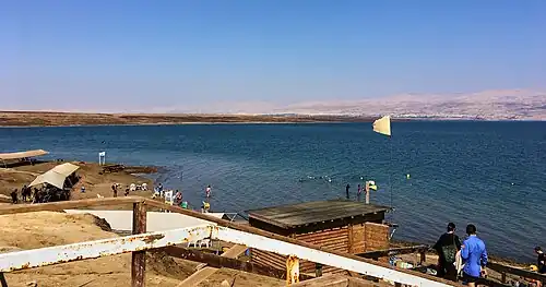 Мёртвое море в северной части со стороны Израиля