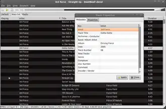 Скриншот программы DeaDBeeF