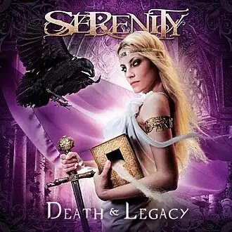 Обложка альбома Serenity «Death & Legacy» (2011)