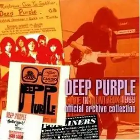 Обложка альбома группы Deep Purple «Live in Montreux 69» (2006)