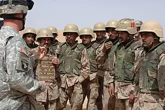 Иракские солдаты в DBDU, 2006