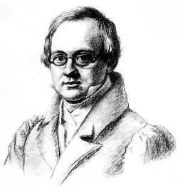 Портрет Антона Дельвига. 1830. Литография