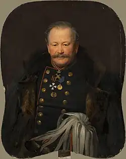 Ф. М. Славянский, портрет генерал-майора Демортье, 1858, Государственный Русский музей (атрибуция С. Головина).