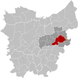 Расположение муниципалитета на карте провинции