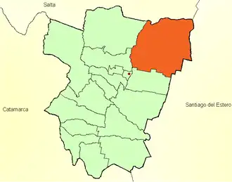 Департамент Буруйяку на карте