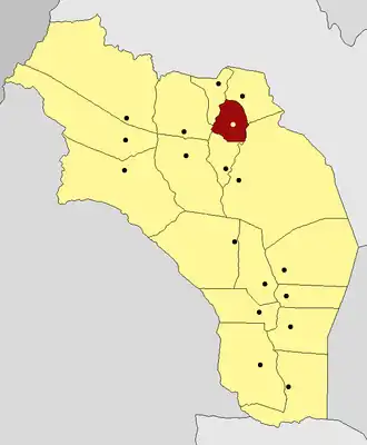 Департамент  Кастро-Баррос на карте