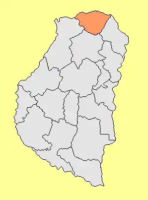 Департамент  Сан-Хосе-де-Фелисьяно на карте