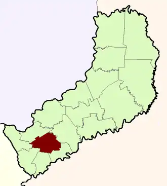 Департамент  Леандро-Алем на карте