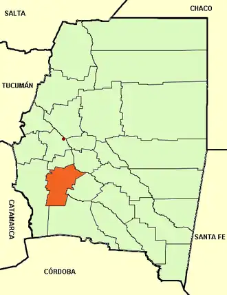 Департамент  Лорето на карте