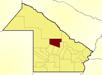 Департамент  Майпу на карте