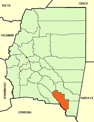 Департамент  Митре на карте