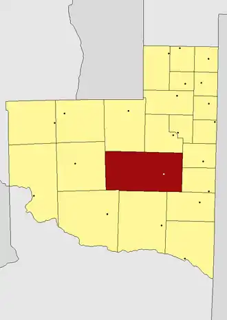 Департамент  Утракан на карте