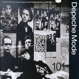 Обложка альбома Depeche Mode «101» (1989)