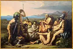 Совет греков у Трои. 1807. Холст, масло. Музей Мартина фон Вагнера Вюрцбургского университета