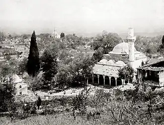 Разрушенная мечеть после боев в Чаталдже