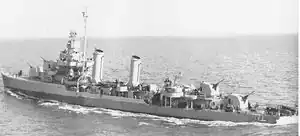 эсминец USS Emmons (DD-457) типа «Гливс»