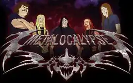 Группа Dethklok: бас-гитарист Вильям Мёрдерфейс, Сквизгаар Сквигельф&nbsp;— гитарист, Нэйтан Эксплоужен&nbsp;— вокал, Пиклз&nbsp;— барабанщик, Токи Вортуз&nbsp;— гитарист.