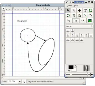 Скриншот программы Dia