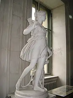 Джованни Бенцони. Диана с собакой