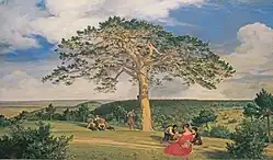 Просторный Фёр рядом с Брюлем возле Мёдлинга. 1838. Холст, масло. Галерея Бельведер, Вена