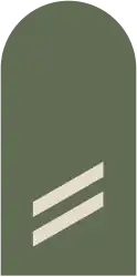 Погон обер-ефрейтора сухопутных войск/военно-воздушных сил ВС ФРГ.