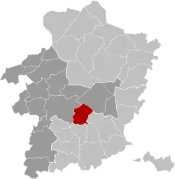 Расположение муниципалитета на карте провинции