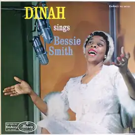 Обложка альбома Дины Вашингтон «Dinah Sings Bessie Smith» (1958)
