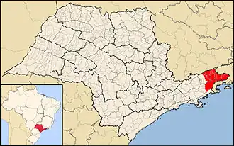 Расположение епархии Лорены