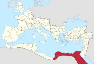 Диоцез Египет на карте