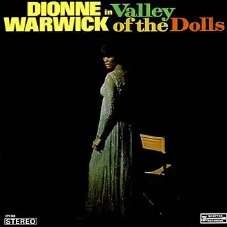 Обложка альбома Дайон Уорвик «Dionne Warwick in Valley of the Dolls» (1968)