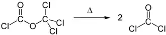 Thermolyse on Diphosgen