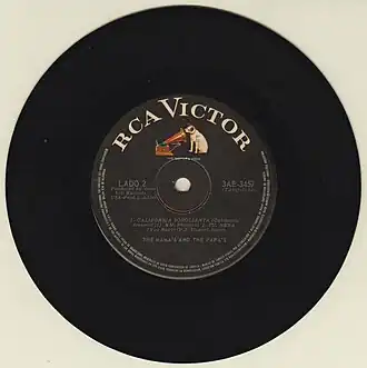 Обложка сингла The Mamas and the Papas «California Dreamin’» (1965)