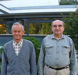 Б.&nbsp;С.&nbsp;Митягин (справа) в 2010