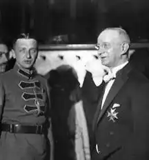 Дмитрий Флоринский (слева) и Станислав Кентжинский, польский посол[пол.].