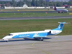 Embraer ERJ-145 в аэропорту Берлина