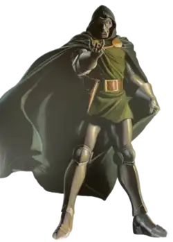 Доктор Дум на варианте обложки комикса Guardians of the Galaxy vol. 7 #1 (апрель, 2023)Художник — Алекс Росс.