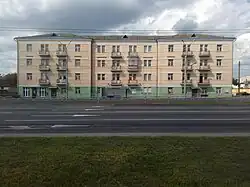 Улица Барыкина вид с улицы Войсковой