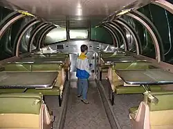 Двухэтажный поезд c залом наблюдения.