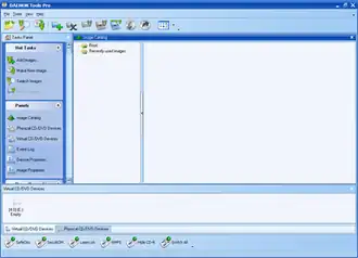 Скриншот программы DAEMON Tools