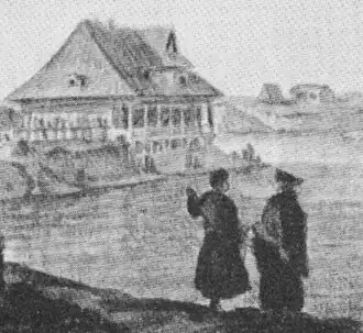 И. Старов (слева) и В. Гульд (справа) в городе Дубровне Могилёвской губернии