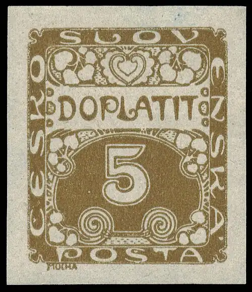 1919: первая доплатная марка&nbsp;(Mi&nbsp;#1)