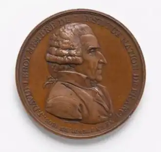 Архитектор Ле Руа, Жюльен-Давид Ж.-Д. Ле Руа. Медаль. Бронза